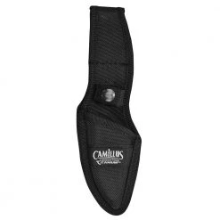 ST6 4 in. Carbonitride Titanium Drop Point Straight Edge Fixed Blade Knife with Sheath, Ergonomic Non-Slip Handle by Camillus -Camillus Sales Shop camillus fixed blade knives 19085 1f 1000