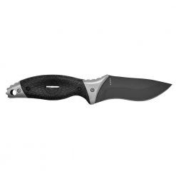 ST6 4 in. Carbonitride Titanium Drop Point Straight Edge Fixed Blade Knife with Sheath, Ergonomic Non-Slip Handle by Camillus -Camillus Sales Shop camillus fixed blade knives 19085 4f 1000