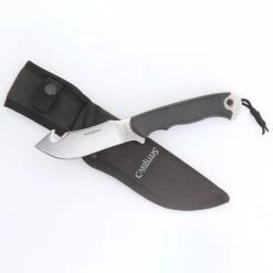 Parasite 4.25 in. Stainless Steel Gut Hook Straight Edge Fixed Blade Knife with Sheath and Integrated Trimming Blade by Camillus -Camillus Sales Shop camillus fixed blade knives 19107 1f 1000