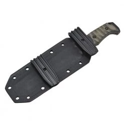 Dagr 4.87 in. Carbon Steel Tanto Partially Serrated Fixed Blade Knife with Molded Sheath and 360 Belted Clip, G10 Handle by Camillus -Camillus Sales Shop camillus fixed blade knives 19239 76 1000