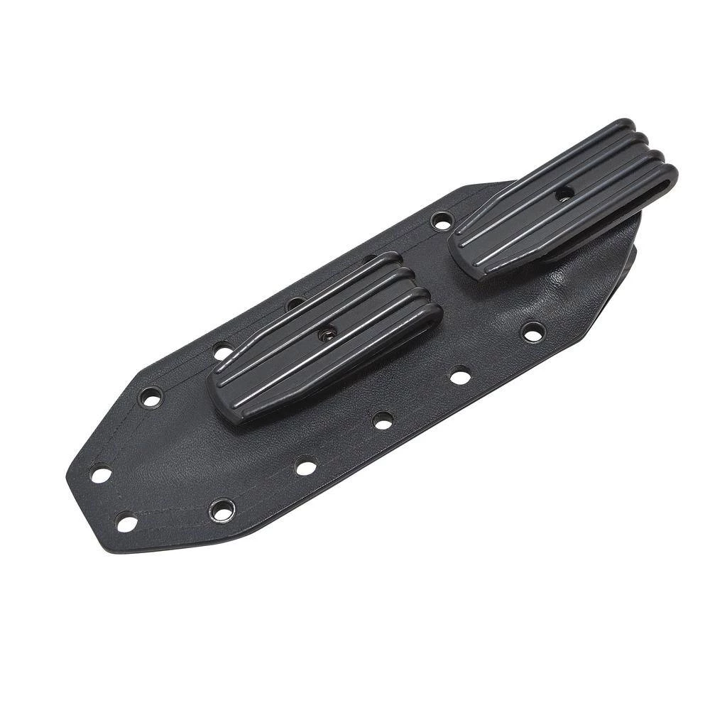 SKOL 5 in. Carbon Steel Clip Point/Gut Hook Partially Serrated Fixed Blade Knife with Sheath, Micarta/G10 Handle by Camillus 7 SKOL 5 in. Carbon Steel Clip Point/Gut Hook Partially Serrated Fixed Blade Knife with Sheath, Micarta/G10 Handle by Camillus - Image 7