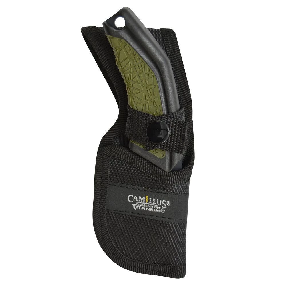 GH-6 2.25 in. Carbonitride Titanium Gut Hook Straight Edge Full Tang Fixed Blade Knife with Sheath, Ergonomic Handle by Camillus 10 GH-6 2.25 in. Carbonitride Titanium Gut Hook Straight Edge Full Tang Fixed Blade Knife with Sheath, Ergonomic Handle by Camillus - Image 10