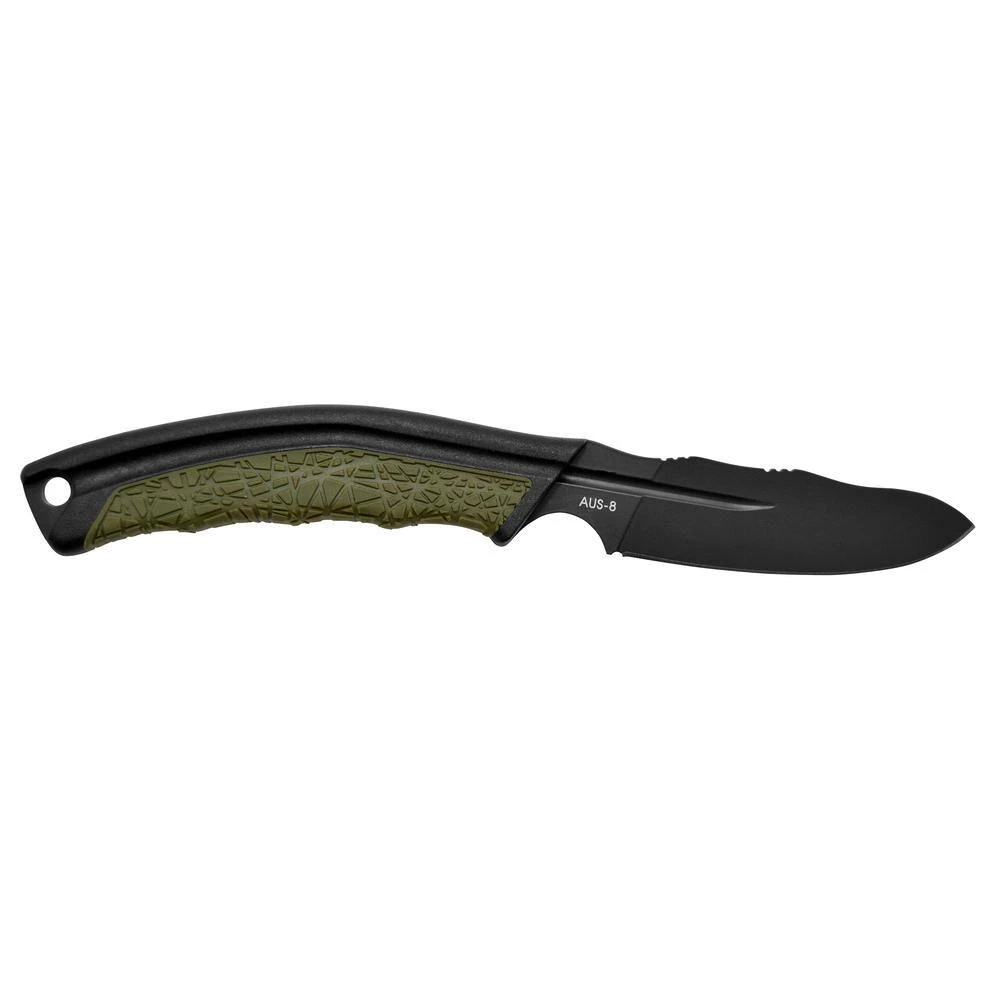 BT-5 3.5 in. Carbonitride Titanium Drop Point Straight Edge Full Tang Fixed Blade Knife with Sheath, Ergonomic Handle by Camillus 2 BT-5 3.5 in. Carbonitride Titanium Drop Point Straight Edge Full Tang Fixed Blade Knife with Sheath, Ergonomic Handle by Camillus - Image 2