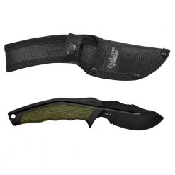 HT-5 3.25 in. Carbonitride Titanium Drop Point Straight Edge Full Tang Fixed Blade Knife with Sheath, Ergonomic Handle by Camillus -Camillus Sales Shop camillus fixed blade knives 19287 44 1000