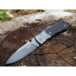 Pristine 3 in.Carbonitride Titanium Drop Point Straight Edge Folding Knife with Custom Etched Backbone, G10 Handle by Camillus -Camillus Sales Shop camillus folding knives 18671 4f 1000