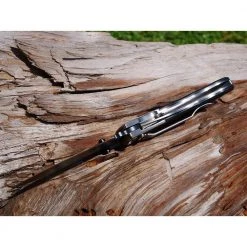 Pristine 3 in.Carbonitride Titanium Drop Point Straight Edge Folding Knife with Custom Etched Backbone, G10 Handle by Camillus -Camillus Sales Shop camillus folding knives 18671 fa 1000