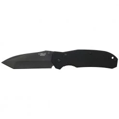 Tanto 3.5 in. Carbonitride Titanium Tanto Straight Edge Folding Knife with Assisted Opening and Liner Lock, G10 Handle by Camillus