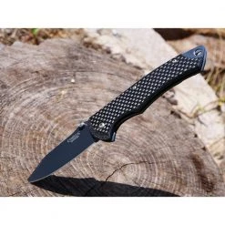 2.75 in. Carbonitride Titanium Drop Point Straight Edge Folding Knife with Assisted Opening, Carbon Fiber Handle by Camillus -Camillus Sales Shop camillus folding knives 19051 1d 1000