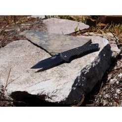 2.75 in. Carbonitride Titanium Drop Point Straight Edge Folding Knife with Assisted Opening, Carbon Fiber Handle by Camillus -Camillus Sales Shop camillus folding knives 19051 1f 1000