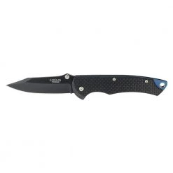 2.75 in. Carbonitride Titanium Drop Point Straight Edge Folding Knife with Assisted Opening, Carbon Fiber Handle by Camillus