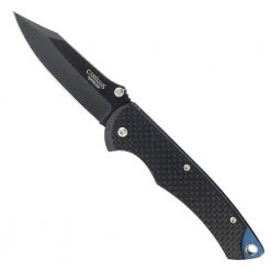 2.75 in. Carbonitride Titanium Drop Point Straight Edge Folding Knife with Assisted Opening, Carbon Fiber Handle by Camillus -Camillus Sales Shop camillus folding knives 19051 c3 1000