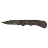 Lev-R-Lok 2.75 in. Carbonitride Titanium Clip Point Partially Serrated Folding Knife with Reversible Clip, Back Lock by Camillus