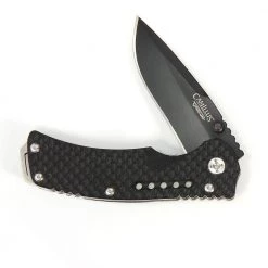 Vortex 3.25 in. Carbonitride Titanium Drop Point Straight Edge Folding Knife with Dual Thumbstud for Assisted Opening by Camillus -Camillus Sales Shop camillus folding knives 19205 4f 1000