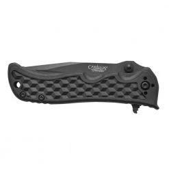 Reverb 3 in. Carbonitride Titanium Drop Point Smooth Edge Folding Knife with Quick Launch System, Reversible Pocket Clip by Camillus -Camillus Sales Shop camillus folding knives 19279 fa 1000