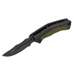 FK-7 2.75 in. Carbonitride Titanium Drop Point Smooth Edge Folding Knife with Ergonomic Handle, Multiple Jimping Points by Camillus -Camillus Sales Shop camillus folding knives 19284 1f 1000