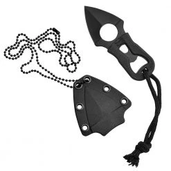 HEATER II 7 in. Fixed Knife in Black by Camillus