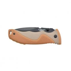 Inflame 3.5 in. Carbonitride Titanium Drop Point Straight Edge Folding Knife with Integrated Fire Starter by Camillus -Camillus Sales Shop camillus folding knives 19473 1f 1000