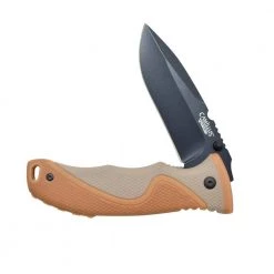 Inflame 3.5 in. Carbonitride Titanium Drop Point Straight Edge Folding Knife with Integrated Fire Starter by Camillus -Camillus Sales Shop camillus folding knives 19473 44 1000