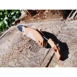 Inflame 3.5 in. Carbonitride Titanium Drop Point Straight Edge Folding Knife with Integrated Fire Starter by Camillus -Camillus Sales Shop camillus folding knives 19473 66 1000