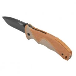 Inflame 3.5 in. Carbonitride Titanium Drop Point Straight Edge Folding Knife with Integrated Fire Starter by Camillus -Camillus Sales Shop camillus folding knives 19473 fa 1000