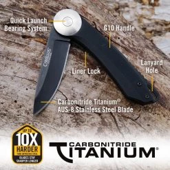 CIRQUE Folder in 7 in. Folding Knife in Black by Camillus -Camillus Sales Shop camillus folding knives 19640 4f 1000