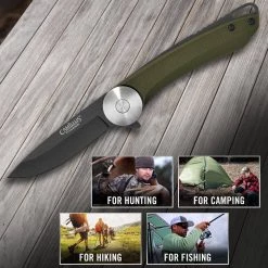 CIRQUE Folder in 7 in. Folding Knife in Green by Camillus -Camillus Sales Shop camillus folding knives 19642 1f 1000