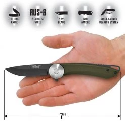 CIRQUE Folder in 7 in. Folding Knife in Green by Camillus -Camillus Sales Shop camillus folding knives 19642 c3 1000