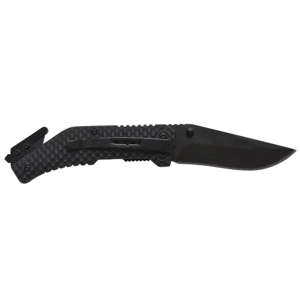 THIN BLUE LINE 7.75 in. Assisted Open Folding Knife in Blue by Camillus 4 THIN BLUE LINE 7.75 in. Assisted Open Folding Knife in Blue by Camillus - Image 4