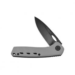 Slot 2.75 in. Carbonitride Titanium Drop Point Straight Edge Folding Knife with Quick Lauch Bearing System, Gray Handle by Camillus -Camillus Sales Shop camillus folding knives 19802 76 1000