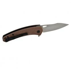 Blaze 2.75 in. Carbonitride Titanium Drop Point Smooth Folding Knife, Quick Lauch Bearing System, Coyote Brown Handle by Camillus -Camillus Sales Shop camillus folding knives 19808 44 1000