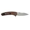 Blaze 2.75 in. Carbonitride Titanium Drop Point Smooth Folding Knife, Quick Lauch Bearing System, Coyote Brown Handle by Camillus