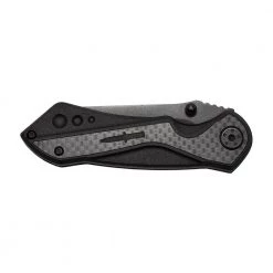 Machine 2.75 in. Carbonitride Titanium Drop Point Straight Edge Folding Knife, Quick Launch Bearing System, Black Handle by Camillus -Camillus Sales Shop camillus folding knives 19812 1f 1000