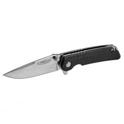 TRC 2.75 in. Titanium Bonded Drop Point Smooth Edge Folding Knife, Quick Launch Bearing System, Black Carbon FiberHandle by Camillus -Camillus Sales Shop camillus folding knives 19814 1f 1000