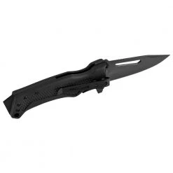 NS-8B 3.25 in. Carbonitride Titanium Drop Point Smooth Edge Folding Knife with Quick Launch Bearing System, Black Handle by Camillus -Camillus Sales Shop camillus folding knives 19848 44 1000