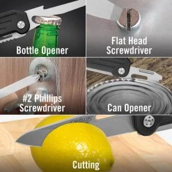 Pocket Block 6.25 in. Pocket Multi-Tool Knife, Black by Camillus -Camillus Sales Shop camillus pocket knives 19651 4f 1000