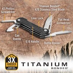 Pocket Block 6.25 in. Pocket Multi-Tool Knife, Black by Camillus -Camillus Sales Shop camillus pocket knives 19651 c3 1000