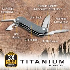 Pocket Block 6.25 in. Pocket Multi-Tool Knife, Gray by Camillus -Camillus Sales Shop camillus pocket knives 19658 4f 1000