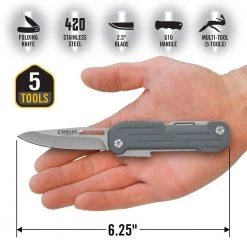 Pocket Block 6.25 in. Pocket Multi-Tool Knife, Gray by Camillus -Camillus Sales Shop camillus pocket knives 19658 c3 1000