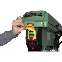 17 in. 50-Speed Drill Press with 5/8 in. Chuck, Built-In Laser Pointer by General International -Camillus Sales Shop general international drill presses 75 165 m1 4f 1000
