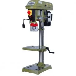 17 in. 1 HP Electronic 20-Speed (120 RPM to 3200 RPM) Drill Press with 1-1/8 in. Chuck and Integrated Laser by General International
