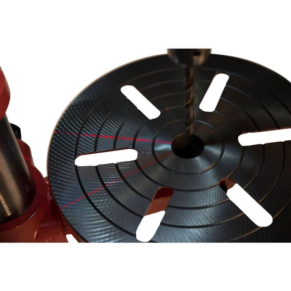 15 in., 5 Amp, 16-Speed Floor Standing Drill Press with 25/32 in. Chuck, Laser, and LED Light by General International 9 15 in., 5 Amp, 16-Speed Floor Standing Drill Press with 25/32 in. Chuck, Laser, and LED Light by General International - Image 9