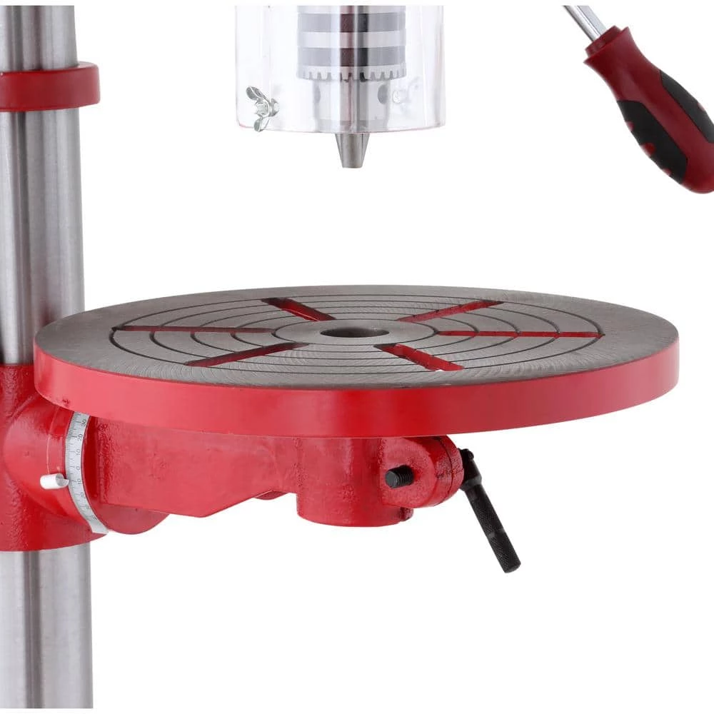 15 in., 5 Amp, 16-Speed Floor Standing Drill Press with 25/32 in. Chuck, Laser, and LED Light by General International 4 15 in., 5 Amp, 16-Speed Floor Standing Drill Press with 25/32 in. Chuck, Laser, and LED Light by General International - Image 4