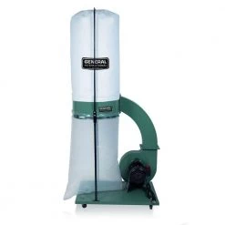 1.5 HP 14-Amp Commercial Dust Collector with 2 Micron Bag (120V 1Phase) by General International -Camillus Sales Shop general international dust collectors 10 105 m1 1d 1000