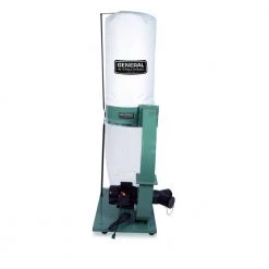 1.5 HP 14-Amp Commercial Dust Collector with 2 Micron Bag (120V 1Phase) by General International -Camillus Sales Shop general international dust collectors 10 105 m1 1f 1000