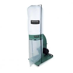 1.5 HP 14-Amp Commercial Dust Collector with 2 Micron Bag (120V 1Phase) by General International -Camillus Sales Shop general international dust collectors 10 105 m1 66 1000