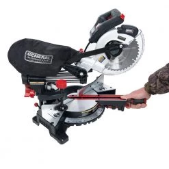 7-1/4 in. 10 Amp Sliding Compound Miter Saw by General International -Camillus Sales Shop general international miter saws ms3002 4f 1000