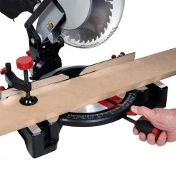 15 Amp 10 in. Compound Miter Saw with Laser Guidance System by General International -Camillus Sales Shop general international miter saws ms3003 fa 1000