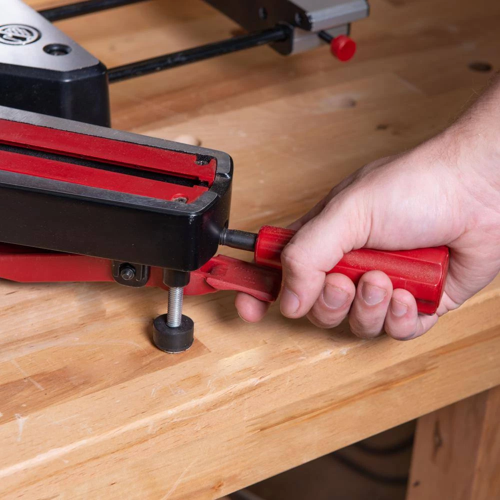 12 in. 15 Amp Sliding Compound Single Bevel Miter Saw with Blade and Laser Alignment System by General International 6 12 in. 15 Amp Sliding Compound Single Bevel Miter Saw with Blade and Laser Alignment System by General International - Image 6