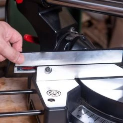 12 in. 15 Amp Sliding Compound Single Bevel Miter Saw with Blade and Laser Alignment System by General International 16 12 in. 15 Amp Sliding Compound Single Bevel Miter Saw with Blade and Laser Alignment System by General International -Camillus Sales Shop general international miter saws ms3008 c3 1000