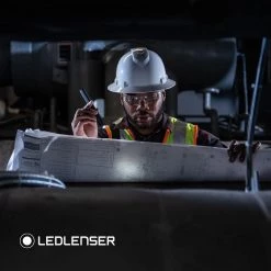 Industrial 150-Lumen Rechargeable LED Pen Flashlight with Laser Pointer by LEDLENSER -Camillus Sales Shop ledlenser handheld flashlights iw2r laser 1f 1000